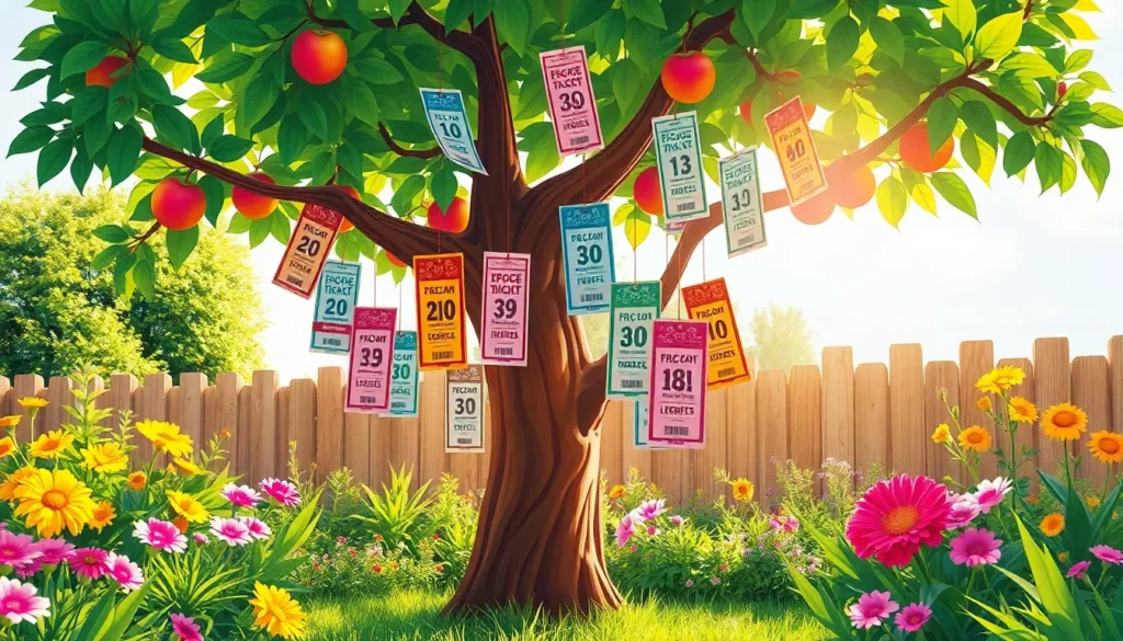 lottery ticket tree